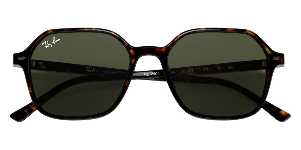 Ray-Ban RB2194 John 902/31 53 - Tortoise / G-15 Green #id:rb219490231_s:100125
