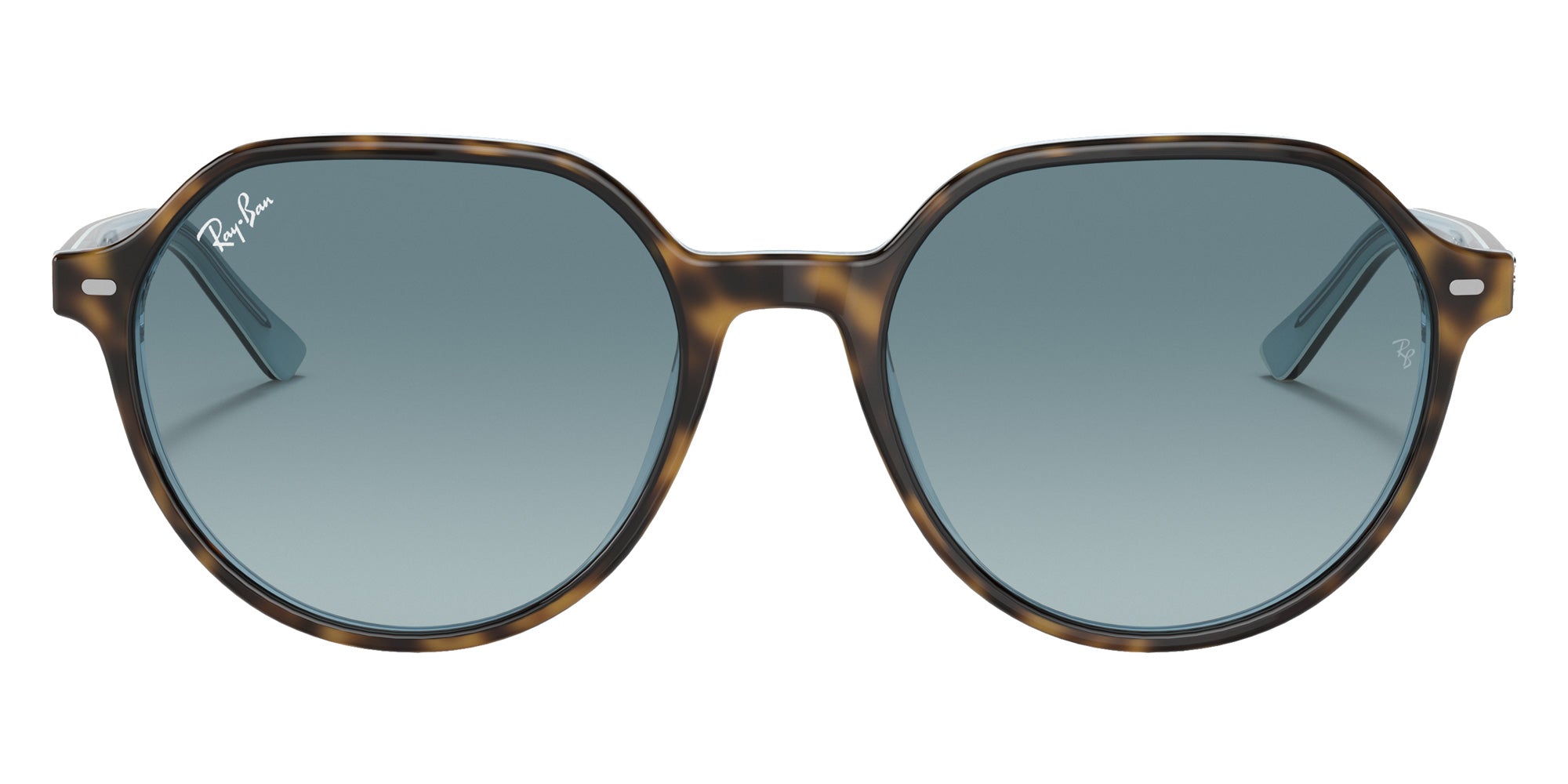 Ray-Ban RB2195 Thalia 13163M 53 - Havana on Light Blue / Blue Gradient Gray #id:rb219513163m_s:100100