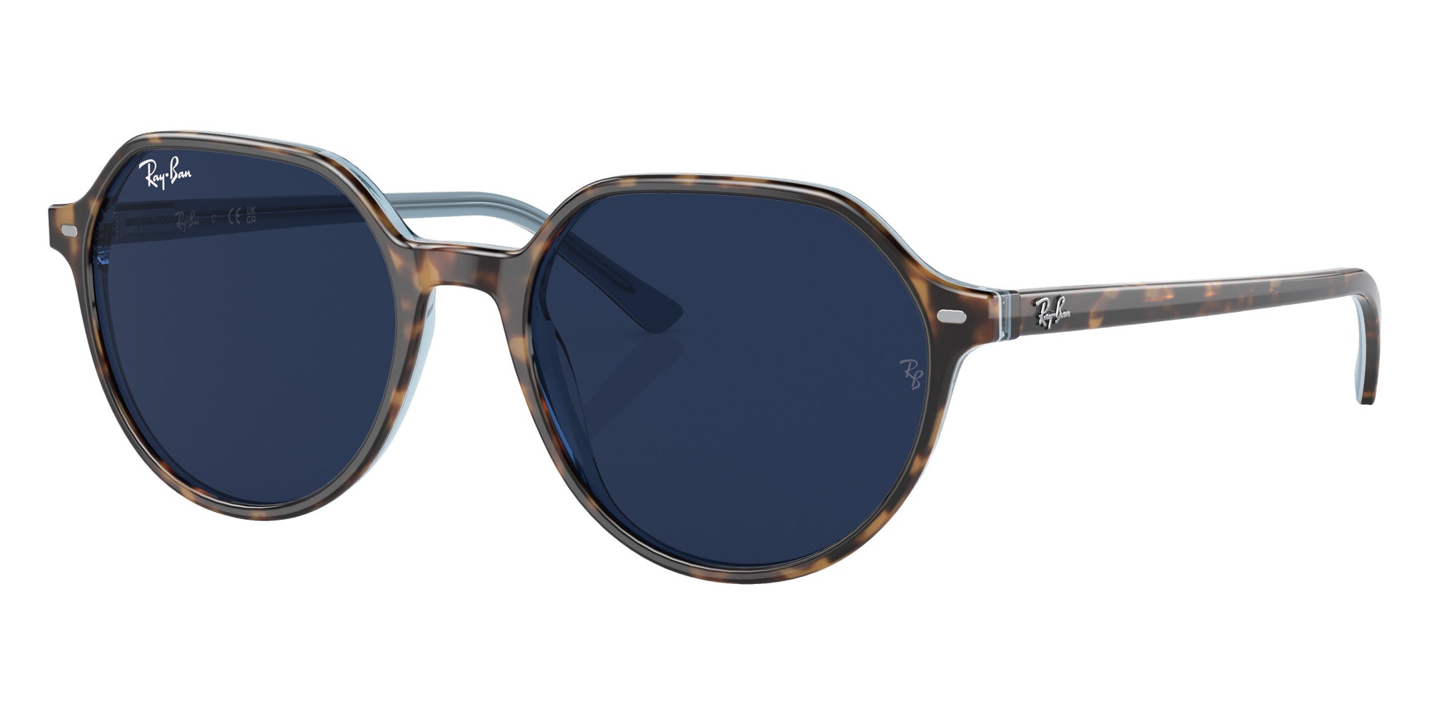Ray-Ban RB2195 Thalia Transitions�� 1316GG 53 - Havana on Light Blue / Clear/Blue Photochromic #id:rb21951316gg_s:100105