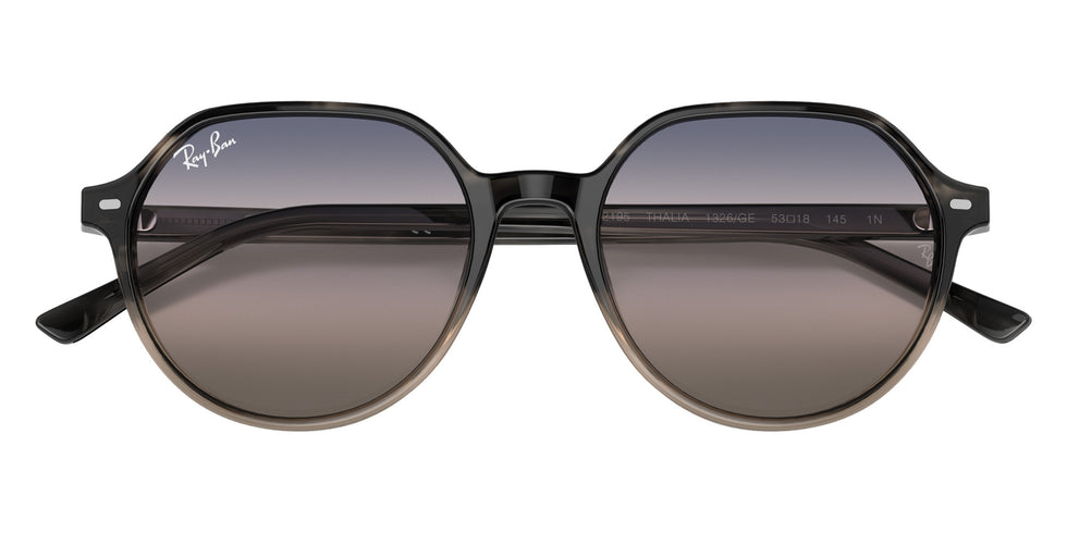 Ray-Ban RB2195 Thalia Bi-Gradient 1326GE 53 - Gray Havana / Pink/Blue Gradient #id:rb21951326ge_s:100125