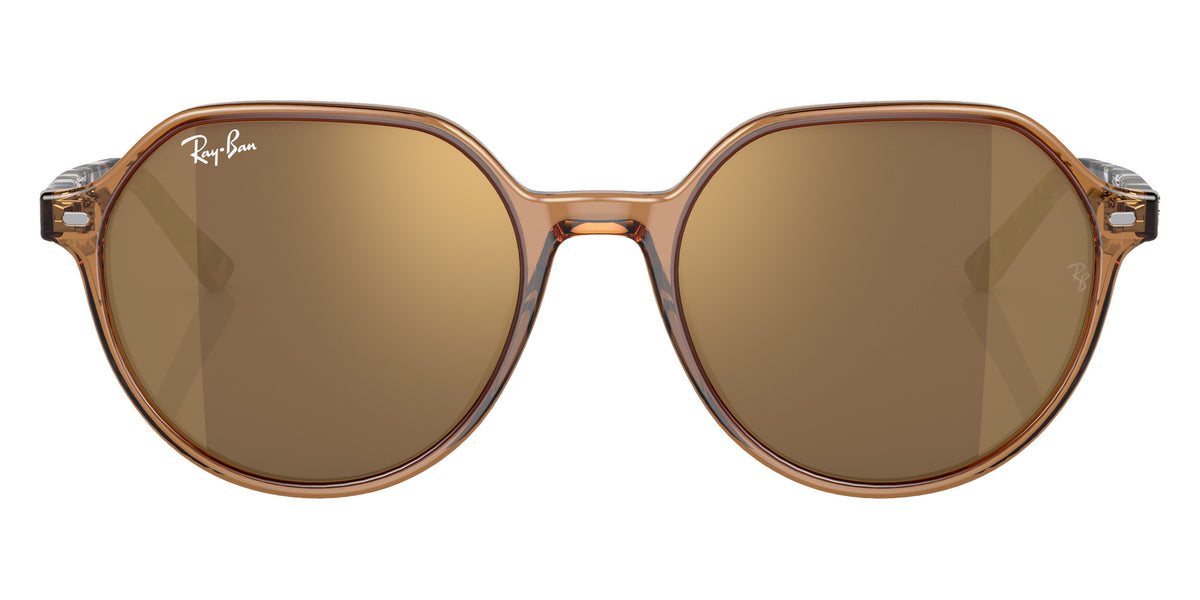 Ray-Ban RB2195 Thalia 663693 53 - Transparent Brown / Gold Mirrored #id:rb2195663693_s:102100