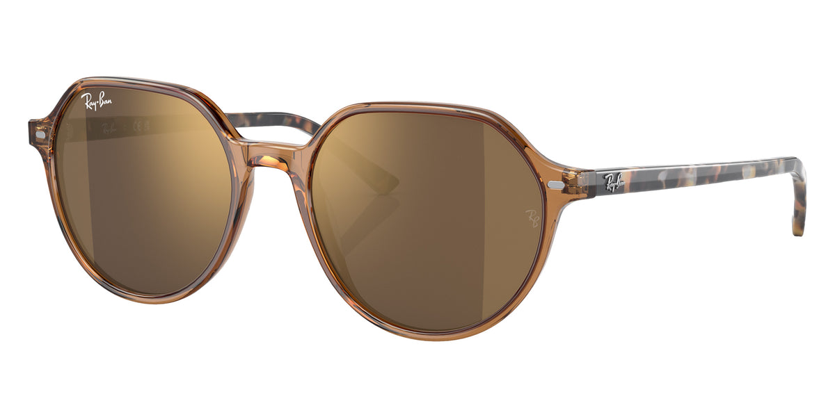 Ray-Ban RB2195 Thalia 663693 53 - Transparent Brown / Gold Mirrored #id:rb2195663693_s:102105