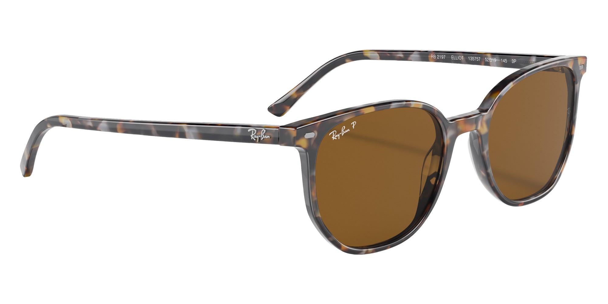 Ray-Ban RB2197 Elliot 135757 54 - Havana Brown Gray / Brown Polarized #id:rb2197135757_s:100120