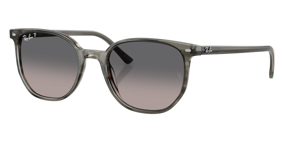Ray-Ban RB2197 Elliot 1438M3 52 - Striped Gray / Polarized Gray Gradient #id:rb21971438m3_s:102105