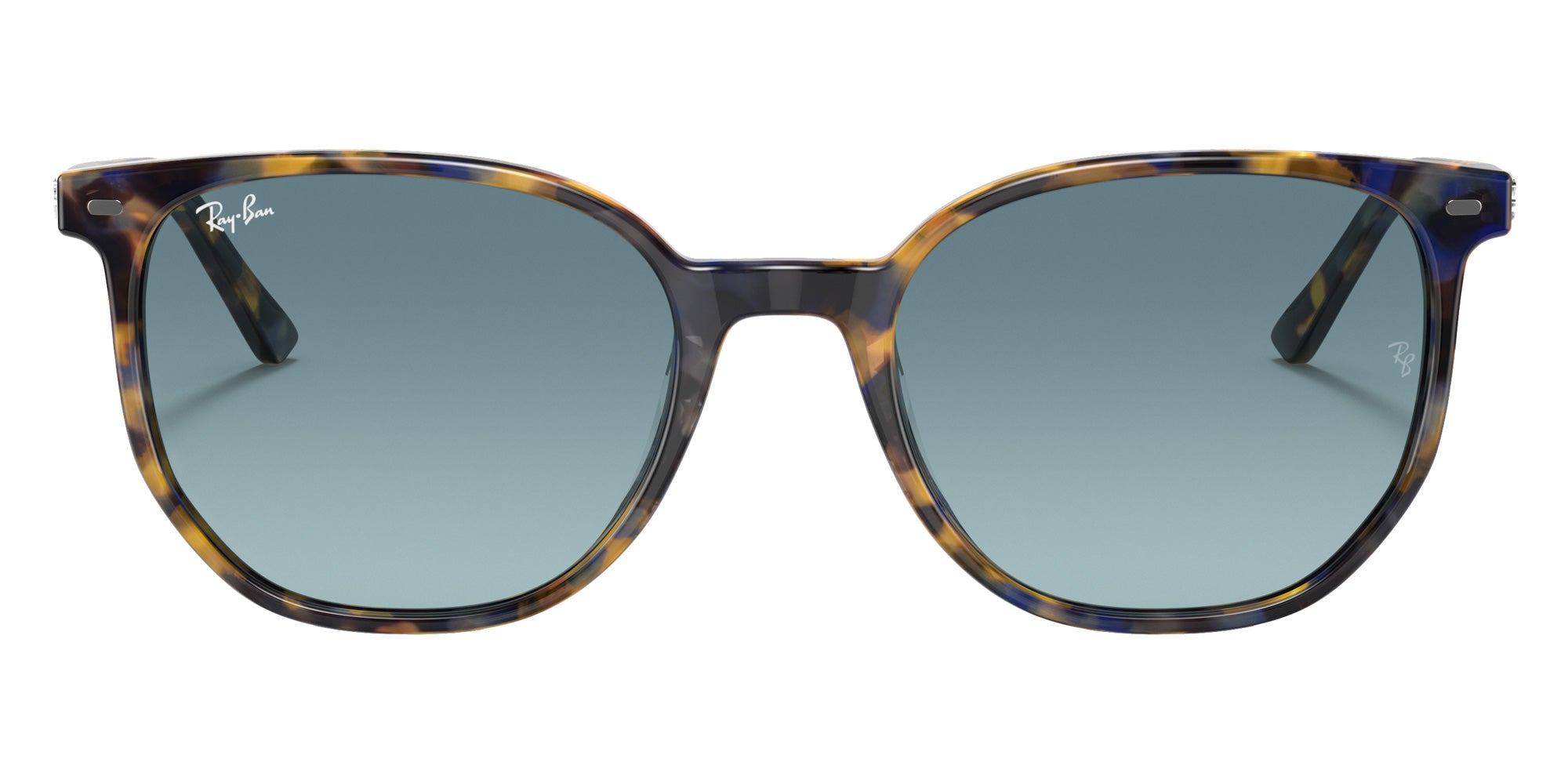 Ray-Ban RB2197F Elliot 13563M 54 - Yellow & Blue Havana / Blue Gradient Gray #id:rb2197f13563m_s:100100
