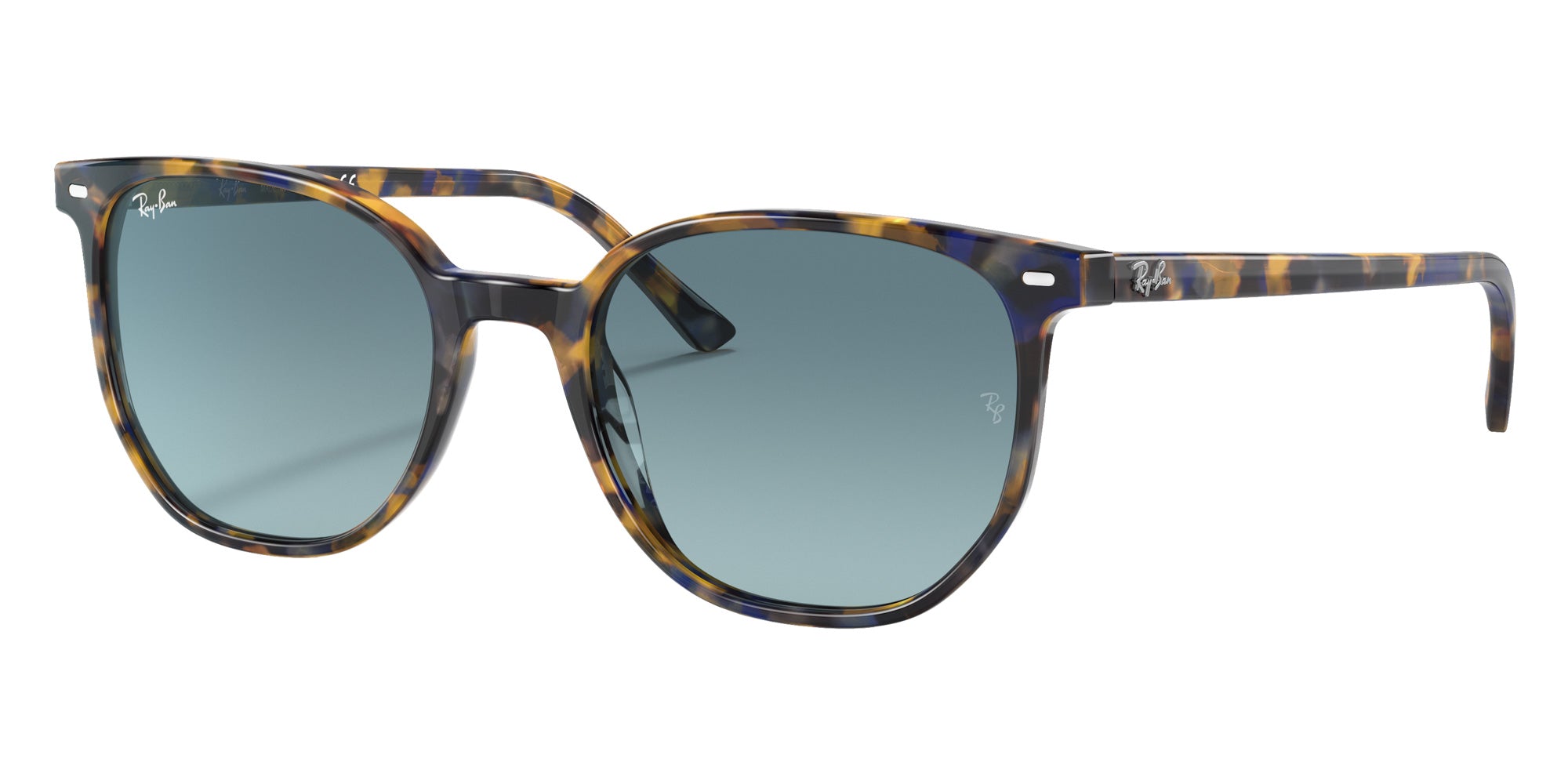 Ray-Ban RB2197F Elliot 13563M 54 - Yellow & Blue Havana / Blue Gradient Gray #id:rb2197f13563m_s:100105