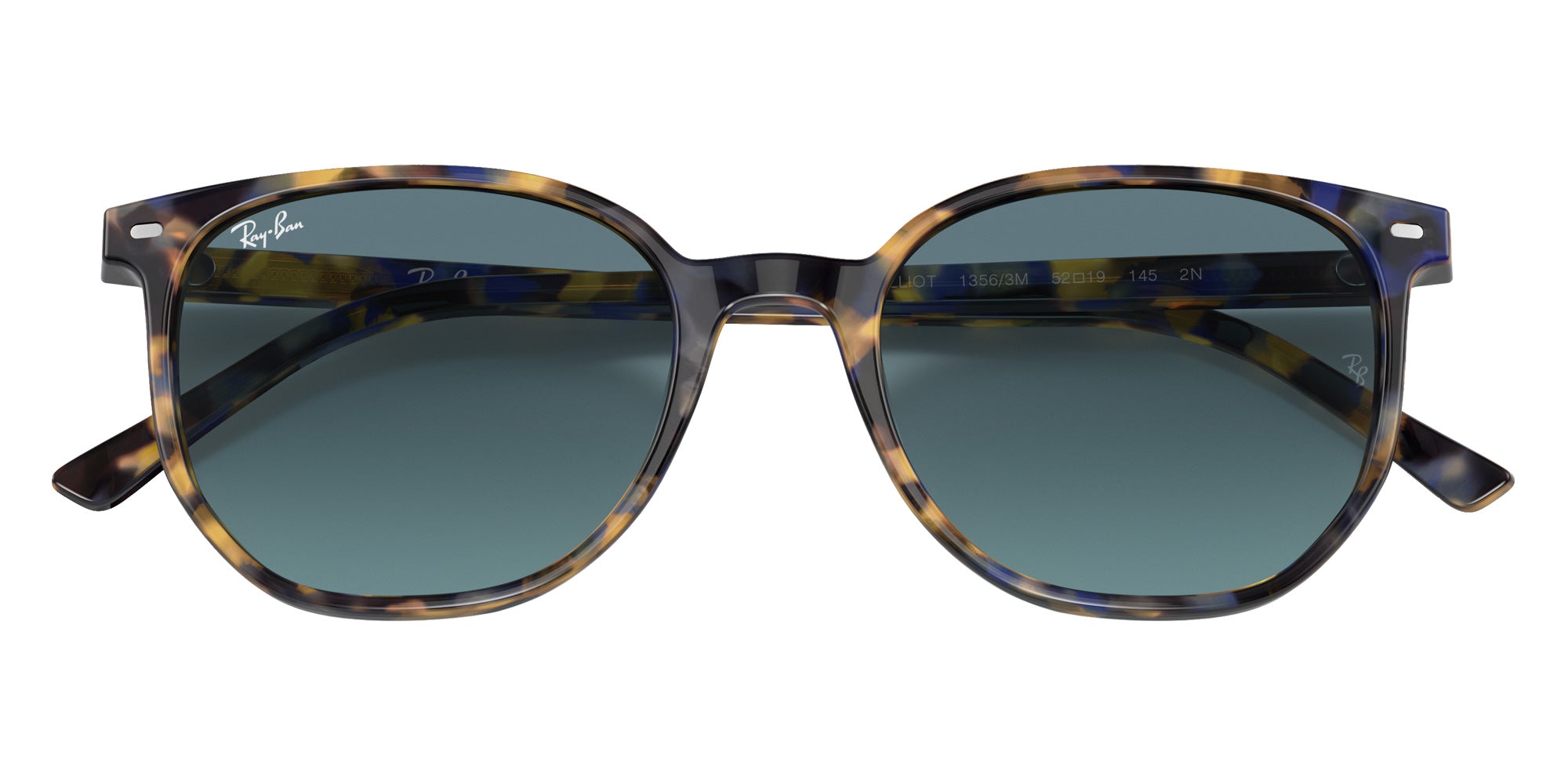 Ray-Ban RB2197F Elliot 13563M 54 - Yellow & Blue Havana / Blue Gradient Gray #id:rb2197f13563m_s:100125