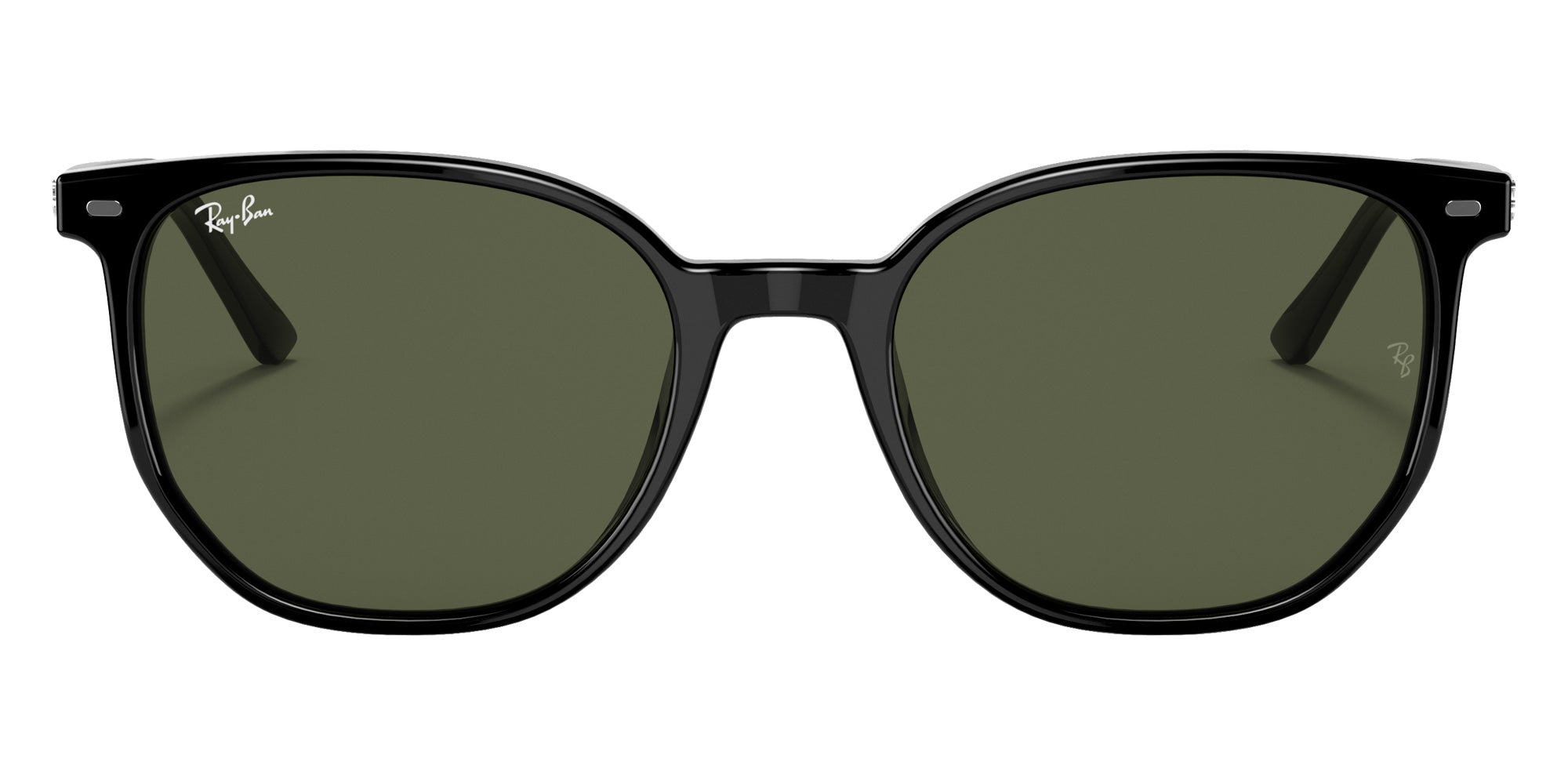 Ray-Ban RB2197F Elliot 901/31 54 - Black / Green #id:rb2197f90131_s:102100