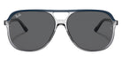 Ray-Ban RB2198 Bill 1341B1 60 - Blue On Transparent / Dark Gray #id:rb21981341b1_s:100100