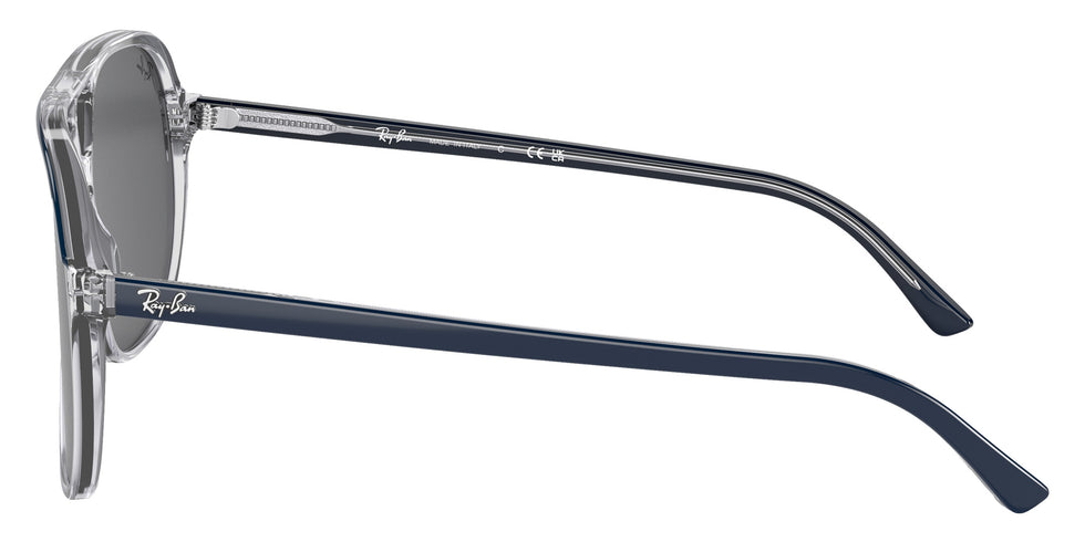 Ray-Ban RB2198 Bill 1341B1 60 - Blue On Transparent / Dark Gray #id:rb21981341b1_s:100110