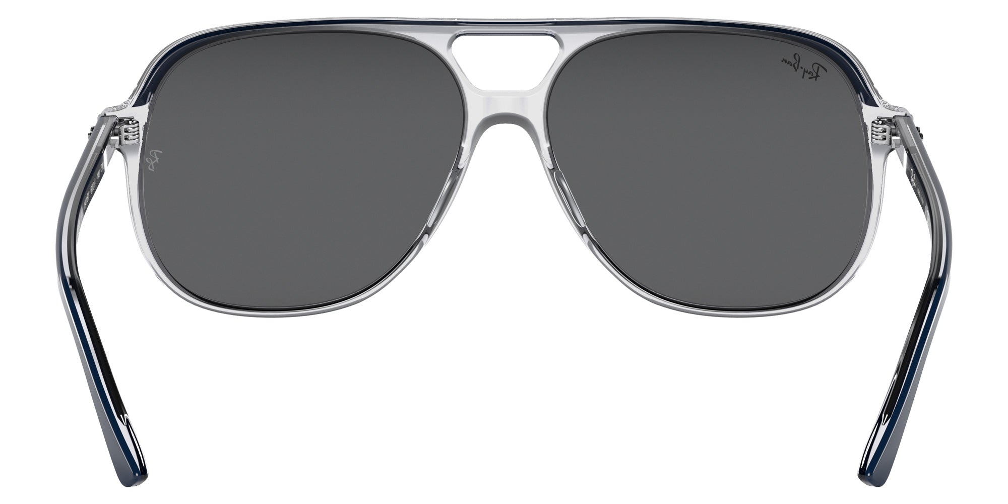 Ray-Ban RB2198 Bill 1341B1 60 - Blue On Transparent / Dark Gray #id:rb21981341b1_s:100115