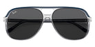 Ray-Ban RB2198 Bill 1341B1 60 - Blue On Transparent / Dark Gray #id:rb21981341b1_s:100125