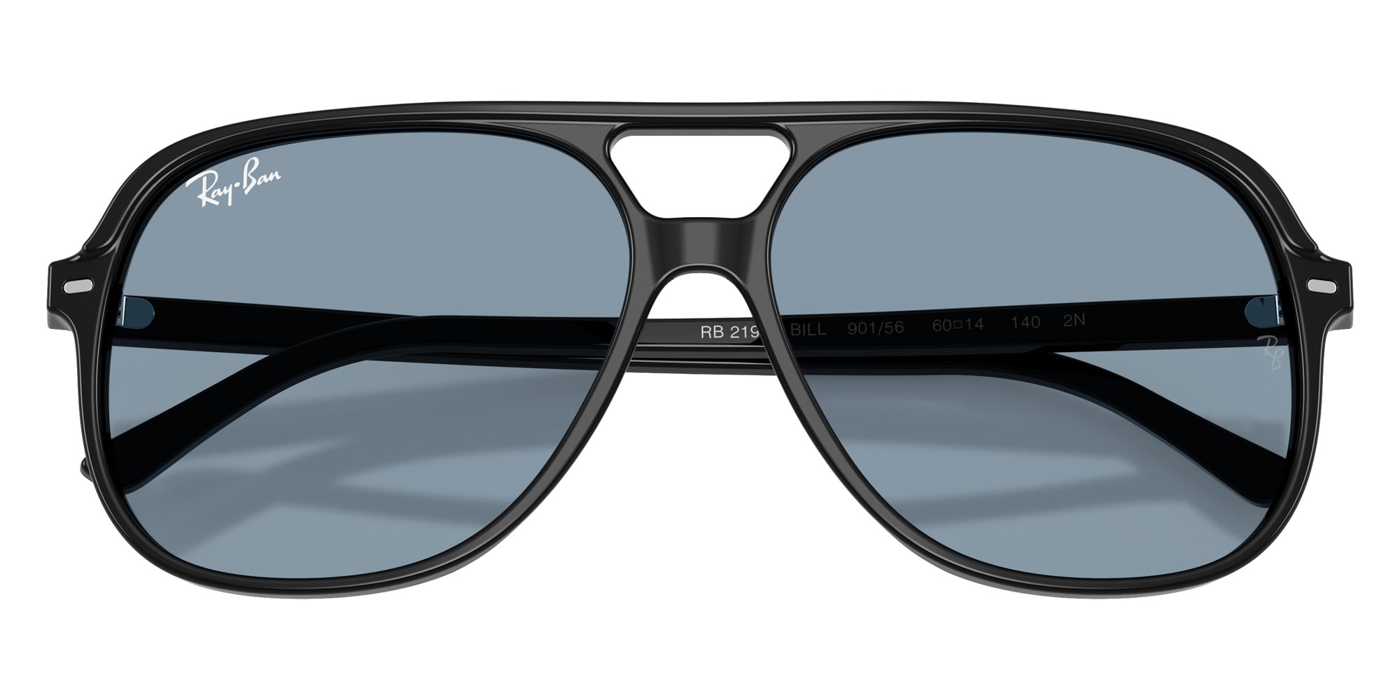 Ray-Ban RB2198 Bill Summer Capsule 901/56 60 - Black / Blue #id:rb219890156_s:102125