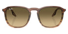 Ray-Ban RB2203 13920A 55 - Striped Brown & Green / Brown Black #id:rb220313920a_s:100100