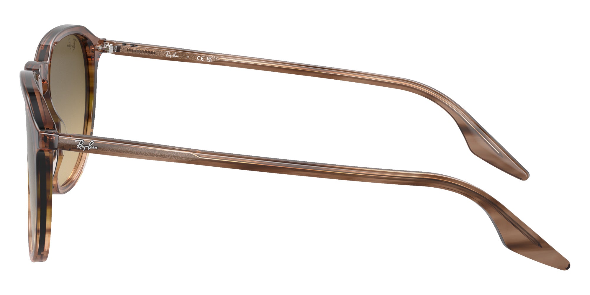 Ray-Ban RB2203 13920A 55 - Striped Brown & Green / Brown Black #id:rb220313920a_s:100110