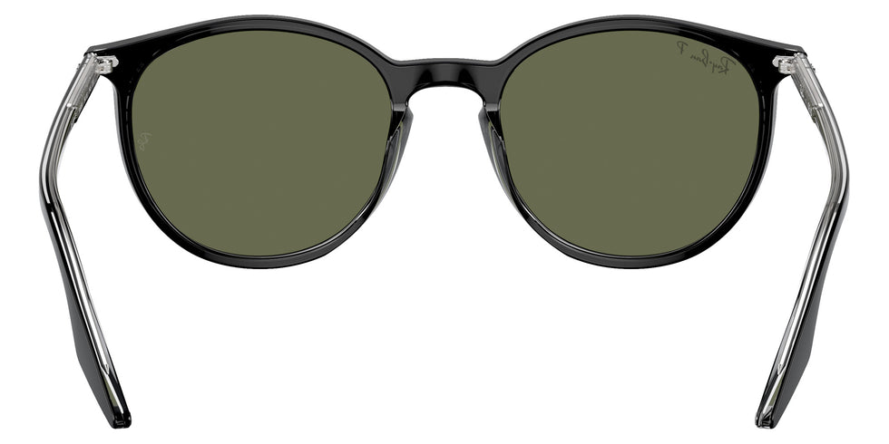 Ray-Ban RB2204F 919/58 54 - Black On Transparent / Green Polarized #id:rb2204f91958_s:100115