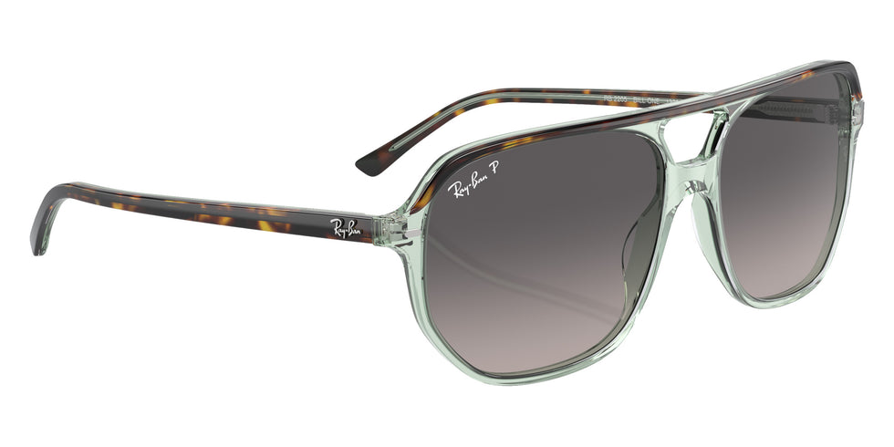 Ray-Ban RB2205 Bill One 1376M3 57 - Havana on Transparent Green / Gray Polarized #id:rb22051376m3_s:100120