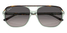 Ray-Ban RB2205 Bill One 1376M3 57 - Havana on Transparent Green / Gray Polarized #id:rb22051376m3_s:100125