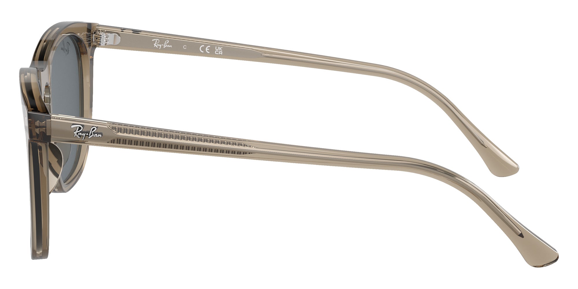 Ray-Ban RB2210 6765R5 53 - Transparent Brown / Blue #id:rb22106765r5_s:100110