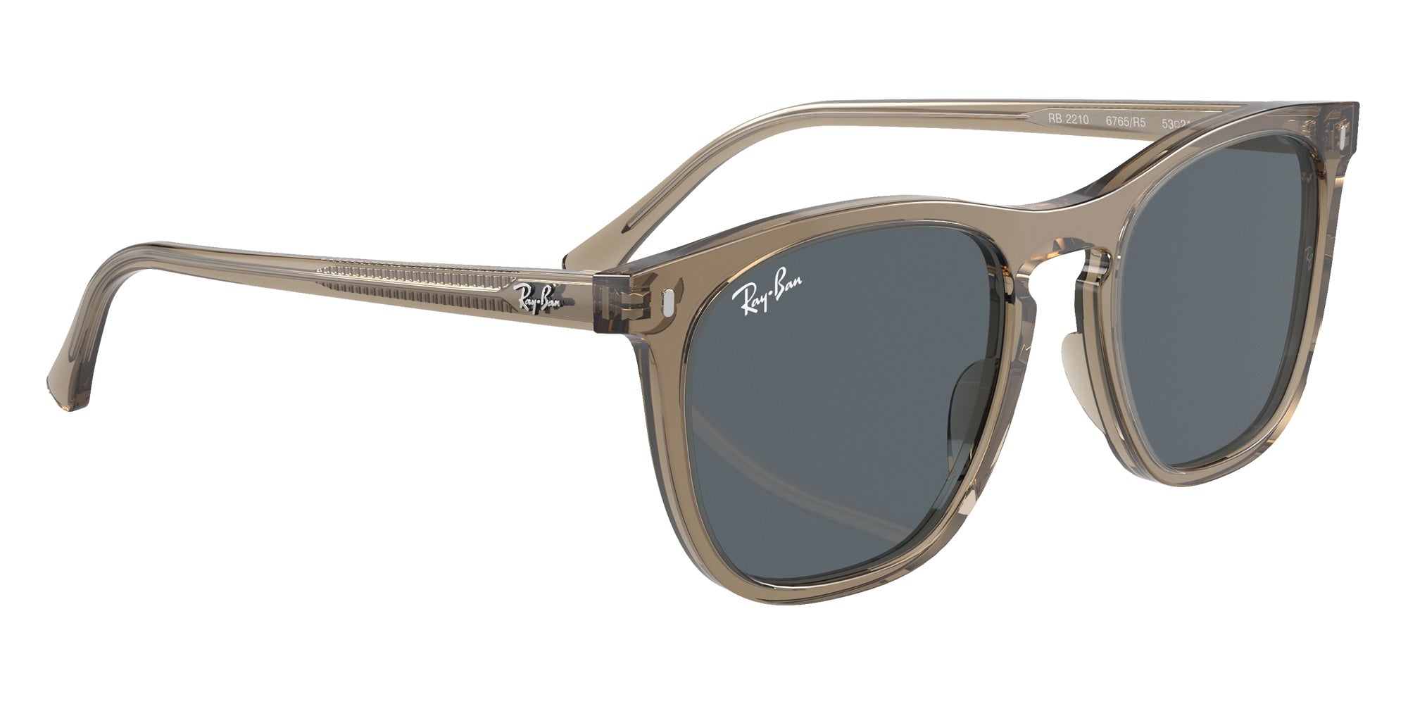 Ray-Ban RB2210 6765R5 53 - Transparent Brown / Blue #id:rb22106765r5_s:100120