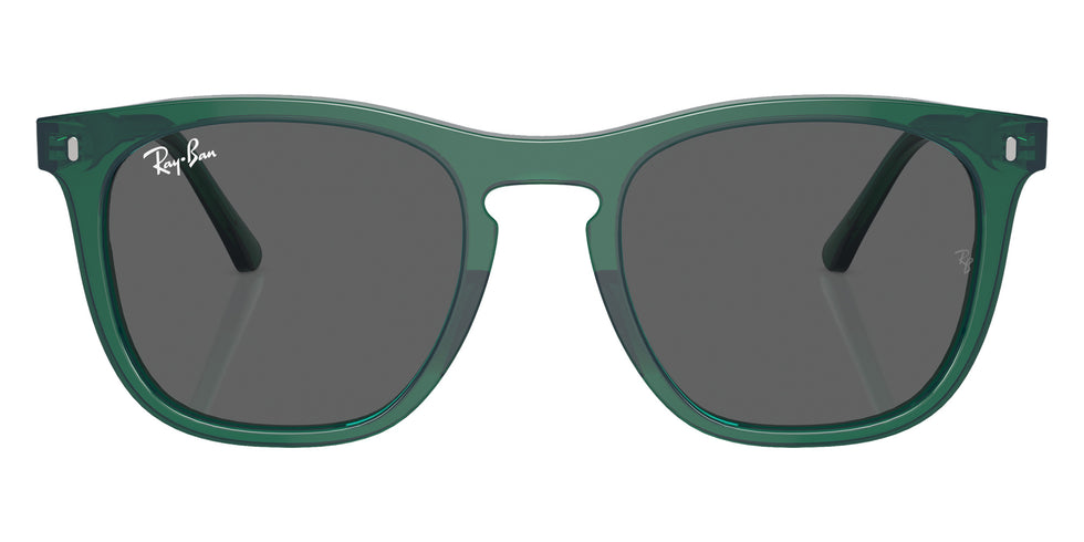 Ray-Ban RB2210F 6615B1 53 - Transparent Green / Dark Gray #id:rb2210f6615b1_s:100100