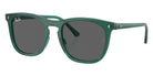 Ray-Ban RB2210F 6615B1 53 - Transparent Green / Dark Gray #id:rb2210f6615b1_s:100105