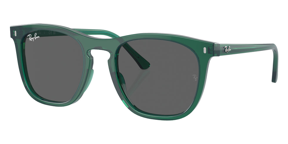 Ray-Ban RB2210F 6615B1 53 - Transparent Green / Dark Gray #id:rb2210f6615b1_s:100105