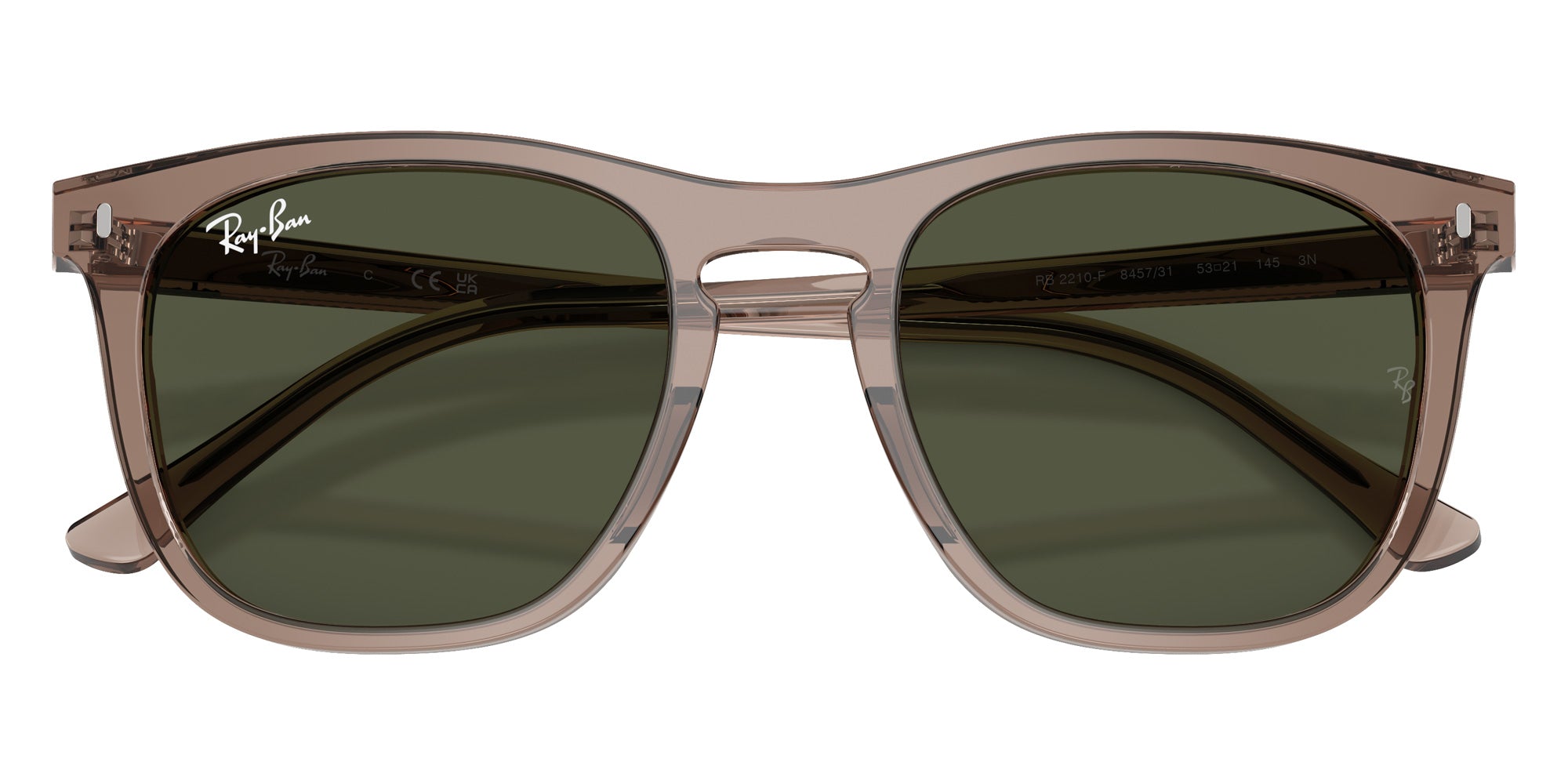 Ray-Ban RB2210F 845731 53 - Transparent Light Brown #id:rb2210f845731_s:100125