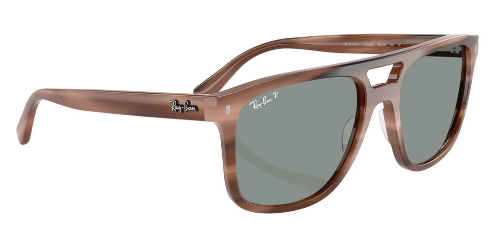 Ray-Ban RB2213CH Chromance 1423O9 55 - Havana Brown / Polarized Light Blue #id:rb2213ch1423o9_s:100120