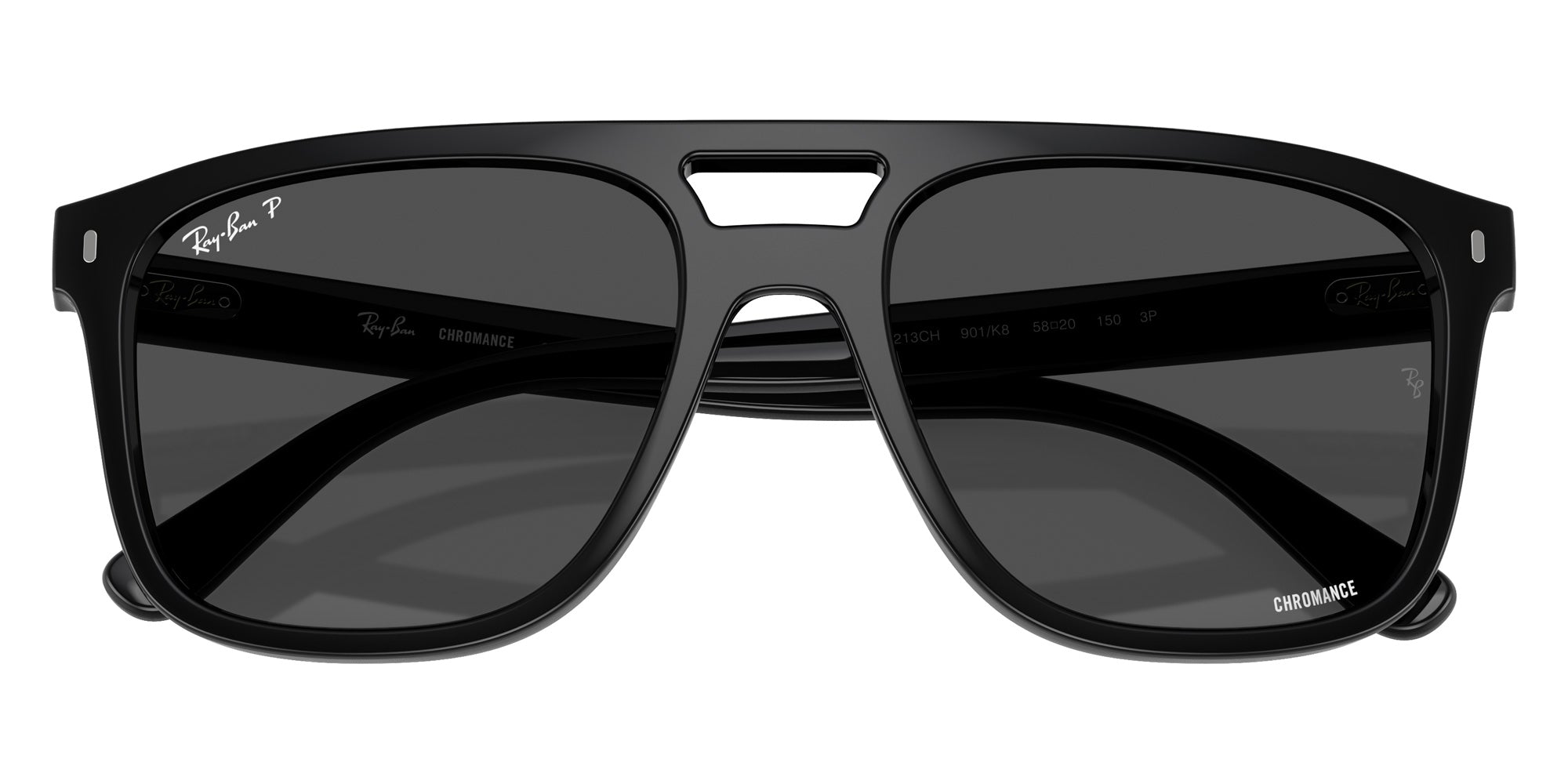 Ray-Ban RB2213CH Chromance 901/K8 55 - Black / Polarized Dark Gray #id:rb2213ch901k8_s:102125