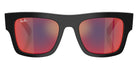 Ray-Ban RB2217M Home Race Special Edition 2025 F6016P 53 - Black / Gray Mirrored Blue/Red #id:rb2217mf6016p_s:100100