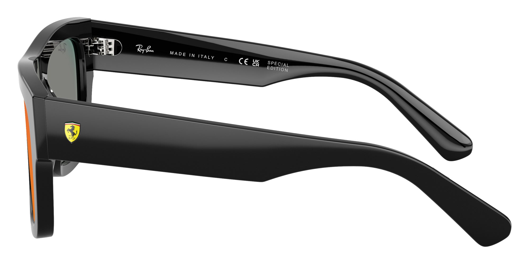 Ray-Ban RB2217M Home Race Special Edition 2025 F6016P 53 - Black / Gray Mirrored Blue/Red #id:rb2217mf6016p_s:100110