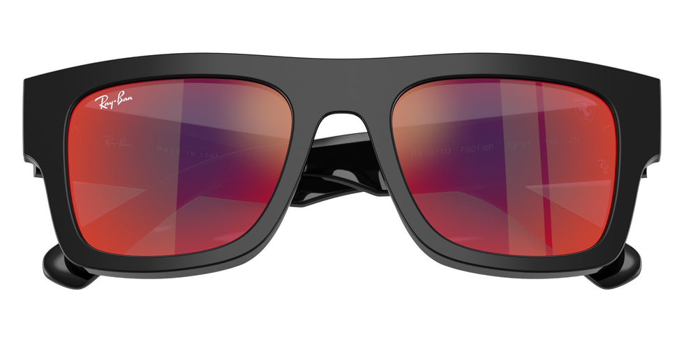 Ray-Ban RB2217M Home Race Special Edition 2025 F6016P 53 - Black / Gray Mirrored Blue/Red #id:rb2217mf6016p_s:100125