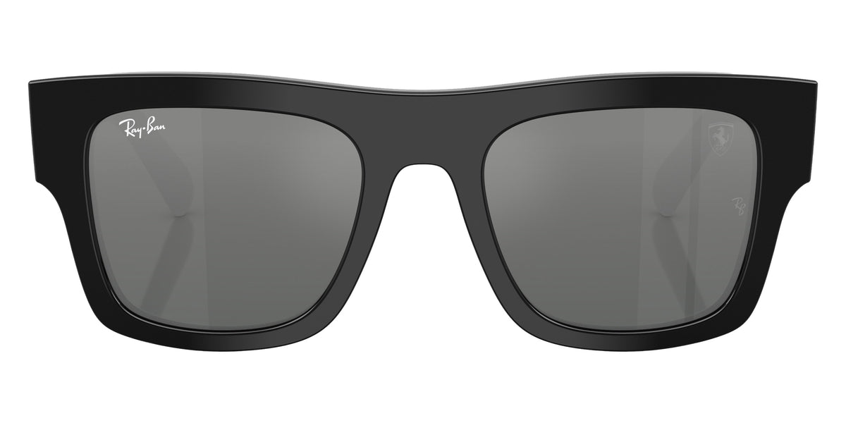 Ray-Ban RB2217M Scuderia Ferrari Collection F60188 53 - Black / Gray Mirrored Silver Gradient #id:rb2217mf60188_s:100100
