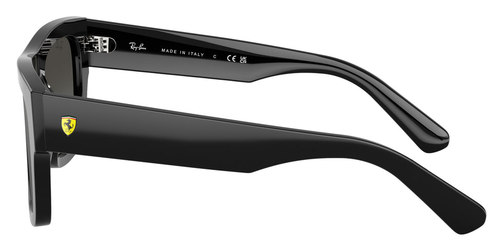 Ray-Ban RB2217M Scuderia Ferrari Collection F60188 53 - Black / Gray Mirrored Silver Gradient #id:rb2217mf60188_s:100110
