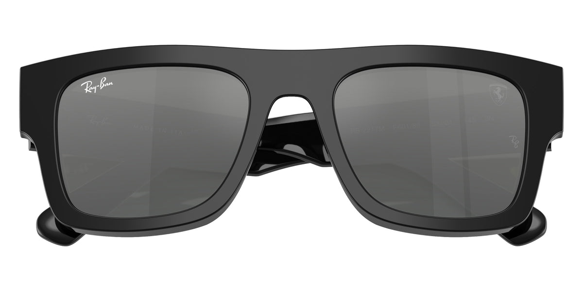 Ray-Ban RB2217M Scuderia Ferrari Collection F60188 53 - Black / Gray Mirrored Silver Gradient #id:rb2217mf60188_s:100125