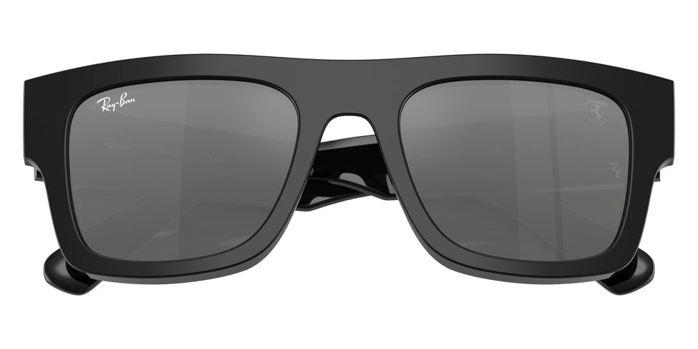 Ray-Ban RB2217M Scuderia Ferrari Collection F60188 53 - Black / Gray Mirrored Silver Gradient #id:rb2217mf60188_s:100125