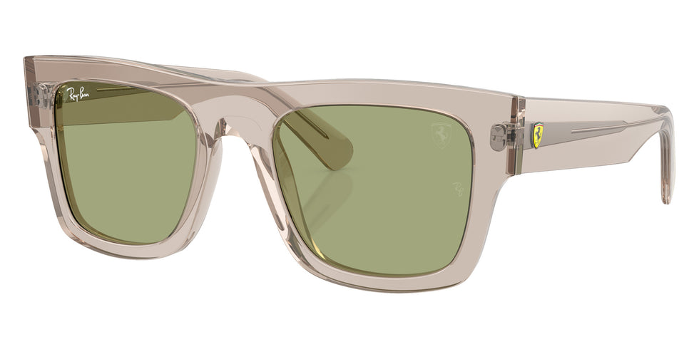 Ray-Ban RB2217M Scuderia Ferrari Collection F71282 53 - Transparent Light Brown / Green #id:rb2217mf71282_s:104105