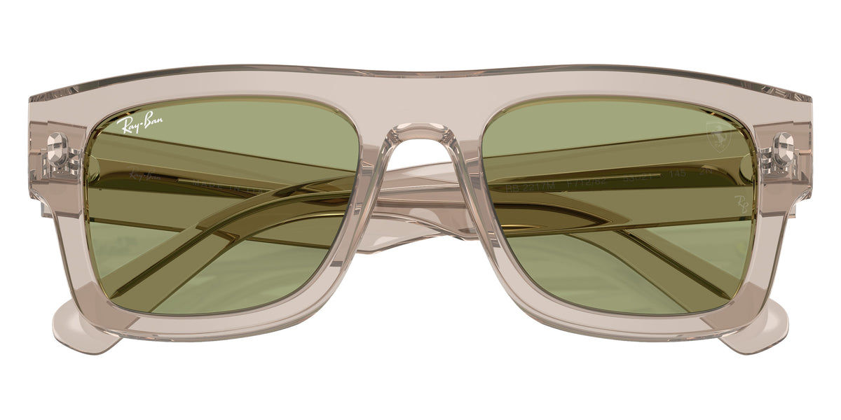 Ray-Ban RB2217M Scuderia Ferrari Collection F71282 53 - Transparent Light Brown / Green #id:rb2217mf71282_s:104125