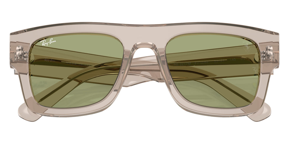 Ray-Ban RB2217M Scuderia Ferrari Collection F71282 53 - Transparent Light Brown / Green #id:rb2217mf71282_s:104125