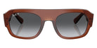 Ray-Ban RB2218 6678T3 55 - Transparent Brown / Gray Gradient Polarized #id:rb22186678t3_s:100100