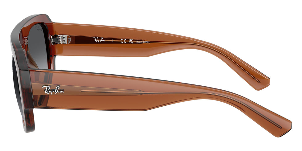 Ray-Ban RB2218 6678T3 55 - Transparent Brown / Gray Gradient Polarized #id:rb22186678t3_s:100110