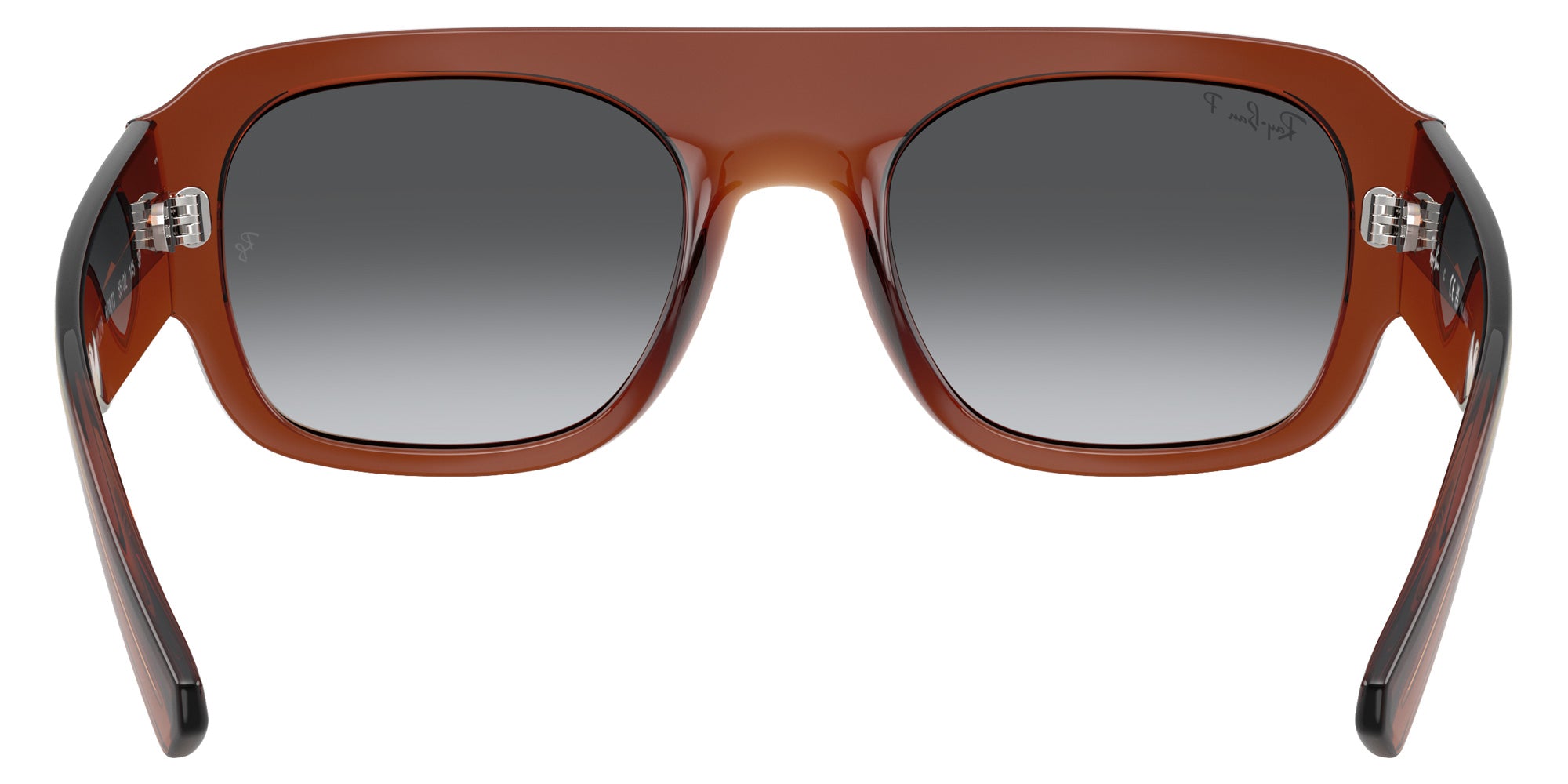 Ray-Ban RB2218 6678T3 55 - Transparent Brown / Gray Gradient Polarized #id:rb22186678t3_s:100115