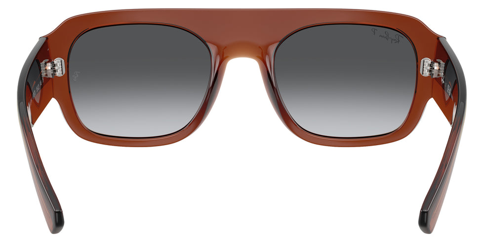 Ray-Ban RB2218 6678T3 55 - Transparent Brown / Gray Gradient Polarized #id:rb22186678t3_s:100115