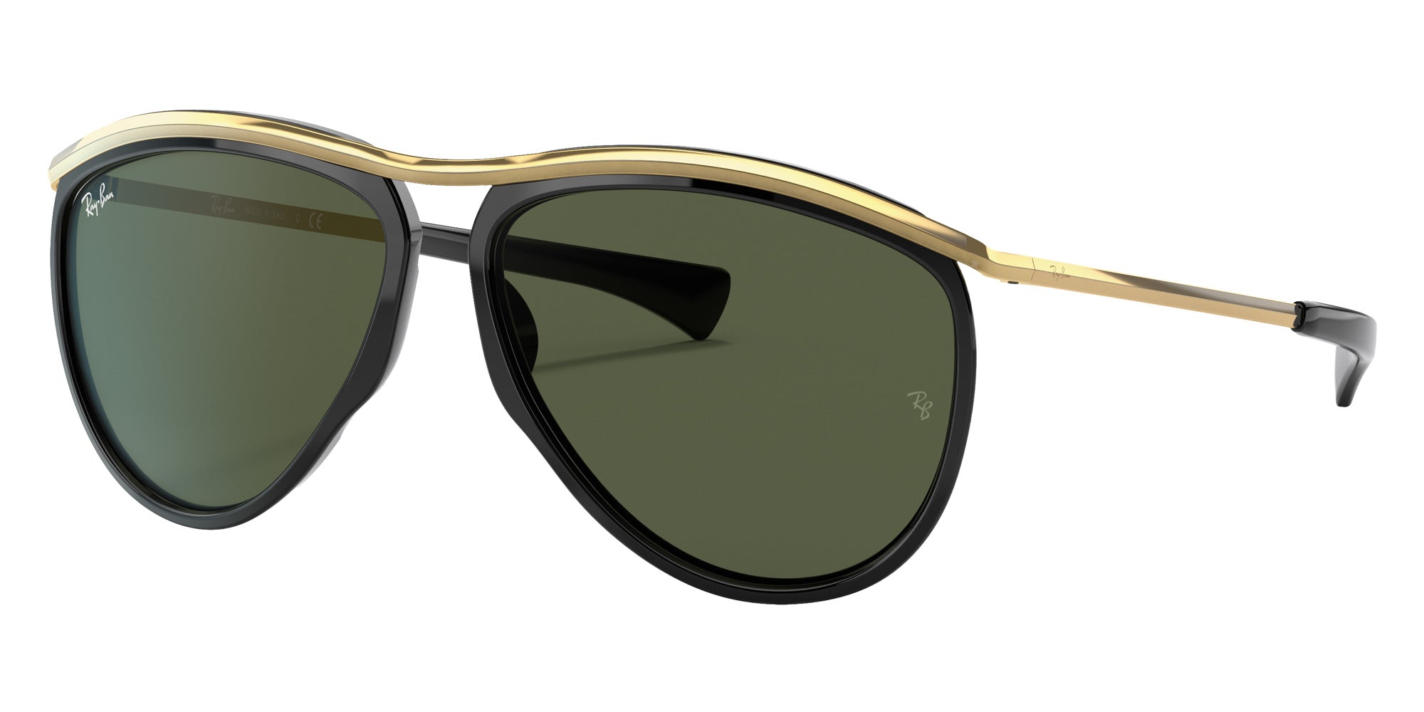 Ray-Ban RB2219 Aviator Olympian 901/31 59 - Black #id:rb221990131_s:100105