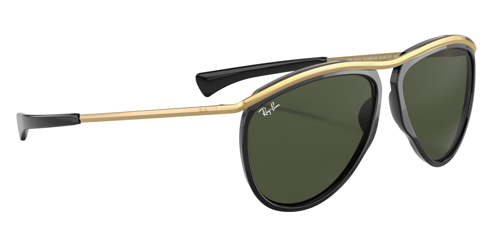 Ray-Ban RB2219 Aviator Olympian 901/31 59 - Black #id:rb221990131_s:100120