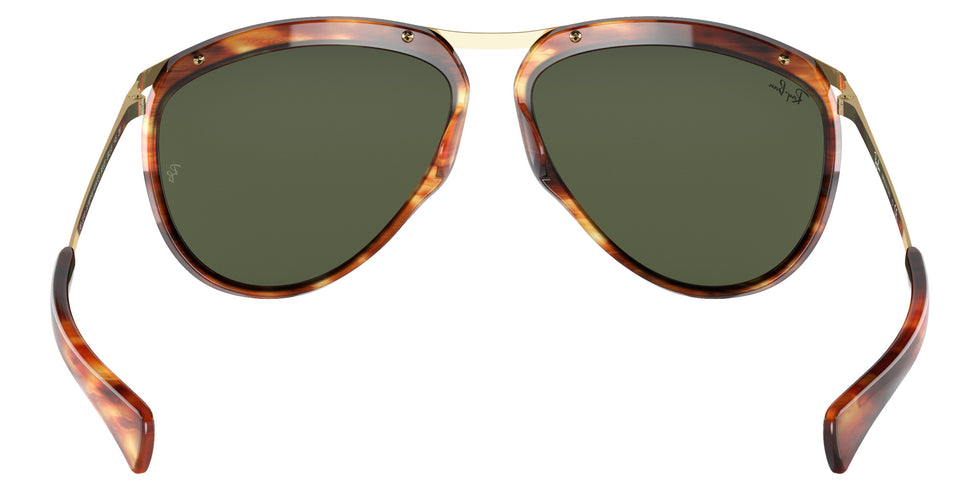 Ray-Ban RB2219 Aviator Olympian 954/31 59 - Striped Havana / G-15 Green #id:rb221995431_s:102115