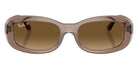 Ray-Ban RB2221 6827M2 53 - Transparent Beige / Gradient Brown Polarized #id:rb22216827m2_s:100100