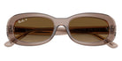 Ray-Ban RB2221 6827M2 53 - Transparent Beige / Gradient Brown Polarized #id:rb22216827m2_s:100125