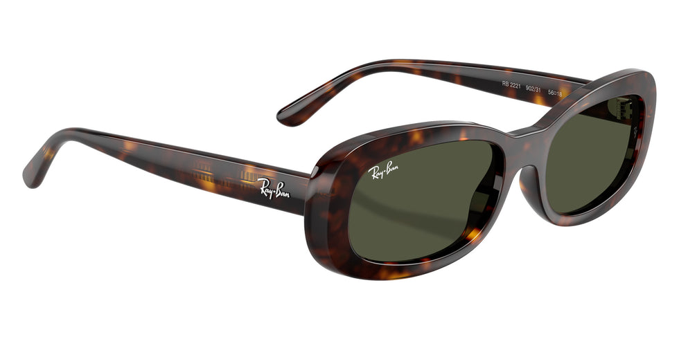 Ray-Ban RB2221 902/31 53 - Havana / Green #id:rb222190231_s:104120